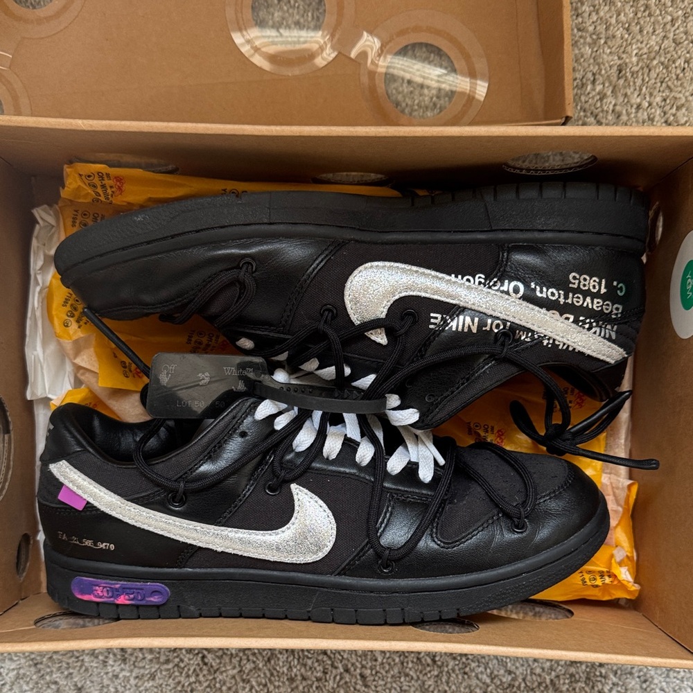 Off-White Nike Dunk Lot 50 / Men’s 9.5 Women’s 11